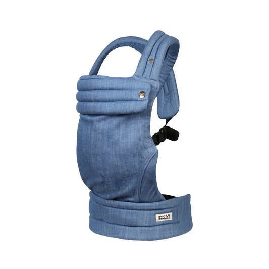 Marsupio porta-bebè - Blu denim